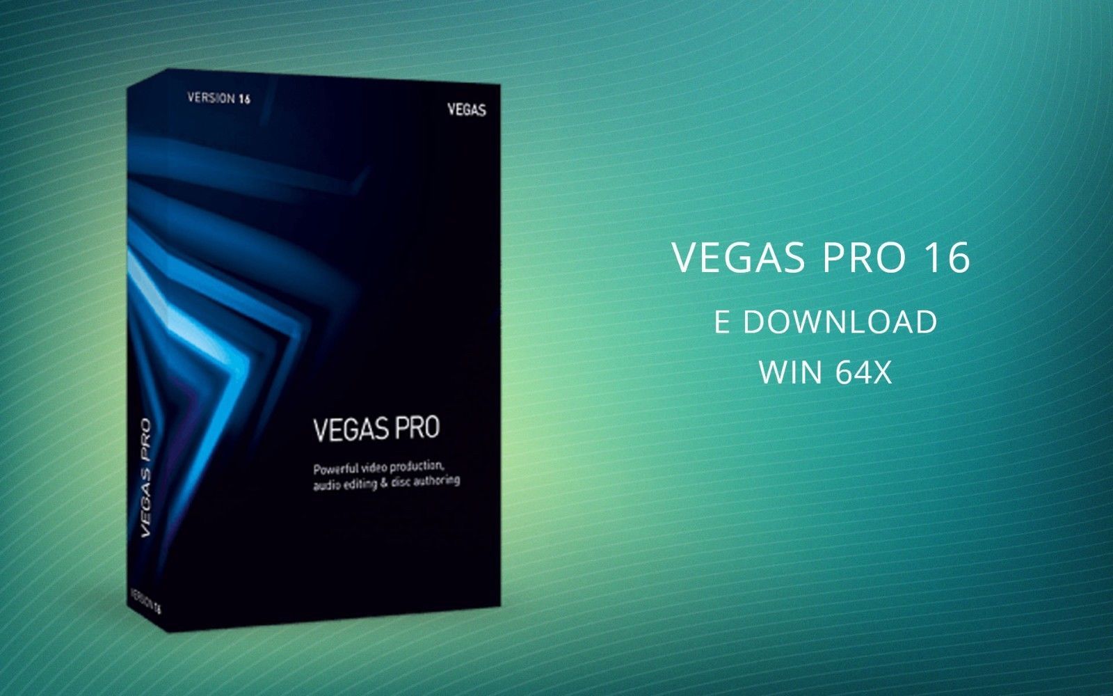 NEW?? Sony Vegas Pro 16 ?? Unlimited PC ?? Official Lifetime License ??Build 352