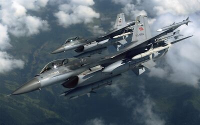 Aircraft general dynamics f16 fighting falcon Custom Gaming Mat Desk 5308