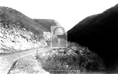 Scenic Cliff Drive Road Santa Barbara California CA Reprint Postcard