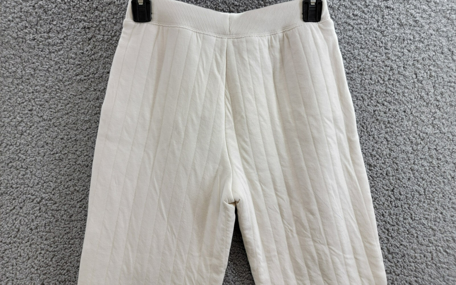 Polo Ralph Lauren Quilted Jogger Pant Big Girls L (12-14) Antique Cream Pull On - Picture 12 of 17