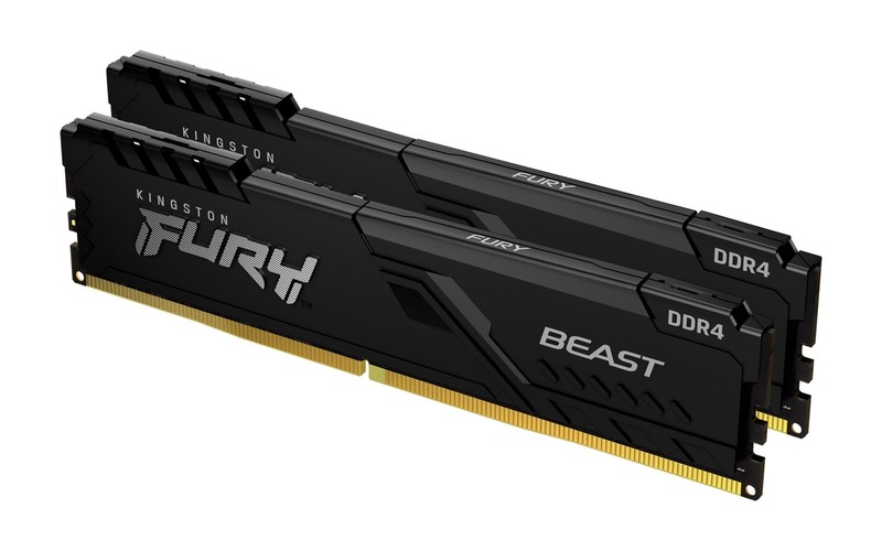 16gb (2x8gb) Kingston Fury Beast Ddr4-3200 Cl16 Ram Gaming Arbeitsspeicher Kit