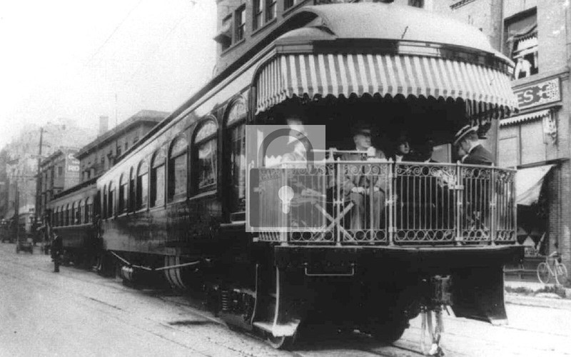 Electric Railroad Train Beaverton Oregon OR - REPRINT