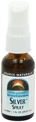 Source Naturals, Inc. Ультраколлоидный серебряный спрей для горла (насос) 1 унция спрея