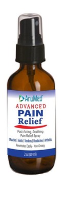 AnuMed Intl Advanced Pain Relief 2 унции жидкости