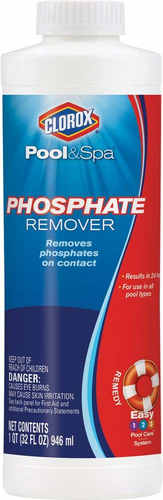 CLOROX Pool&Spa Phosphate Remover, 1-Quart 55032CLX