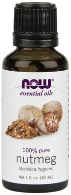 Масло мускатного ореха Now Foods Pure, 1 унция, жидкость