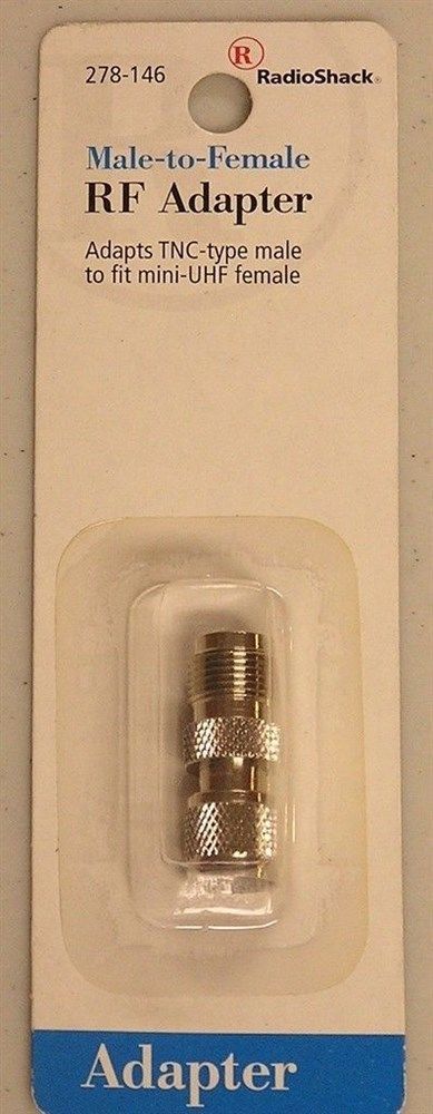 RadioShack Radio Communication Coaxial Converters/Adapters
