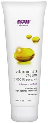 Now Foods Крем с витамином D-3 1000 МЕ/г 4 унции крема