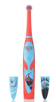 Dazzlepro DAZ7044 Racing Edition Kids Rotary Toothbrush 2 Pack