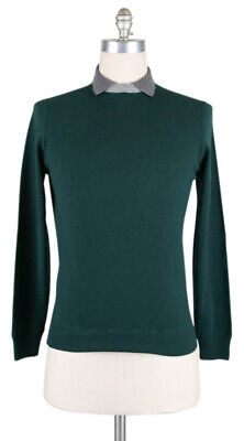 Pre-owned Luigi Borrelli Green Sweater - Crewneck - Medium/50 - (12mg13300314)