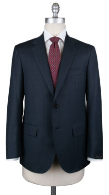 Pre-owned Sartorio Napoli Blue Wool Striped Suit - (ua200s512940c7)