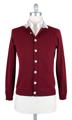 Pre-owned Luigi Borrelli Burgundy Red Sweater - Medium/50 - (12mg13200315)