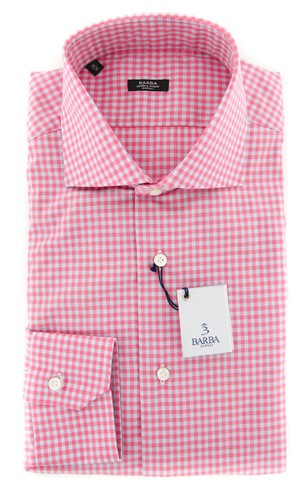 Barba Napoli Lavender Purple Striped Shirt - Extra Slim Fit