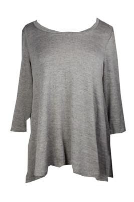 

Серый вязаный топ с рукавами 3/4 Style - Co Heather, Grey