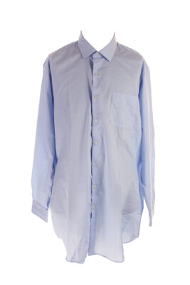 Рубашка Alfani New Blue Jay Tall Solid 17,5 35-36 Tall $52,5, Синий