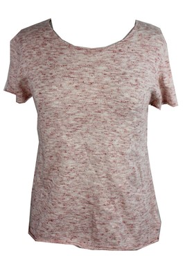 

Пуловер с короткими рукавами Max Studio Pink Marled, Розовый