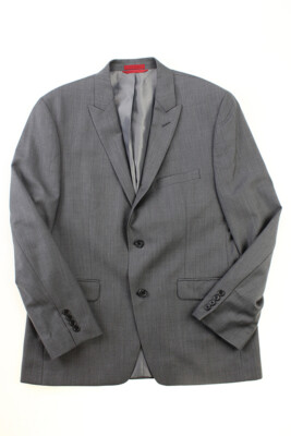 

Alfani Мужская серая приталенная куртка Pindot 44R, Grey