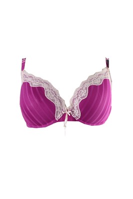 

Heidi By Heidi Klum Пуш-ап с сетчатым кружевом цвета фуксии Custom Lift Push-Up, Fuchsia