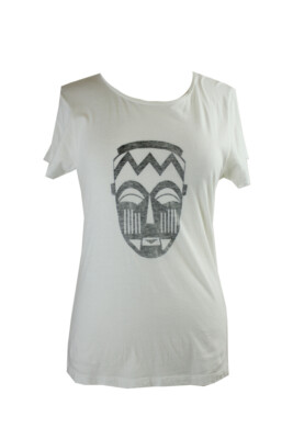 

Белая футболка с принтом и короткими рукавами Fc Jeans, Белый