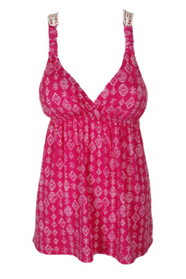 

Pink Rose Juniors Розовый Белый Печатный Вязаный Крючком Утепленный Камзол