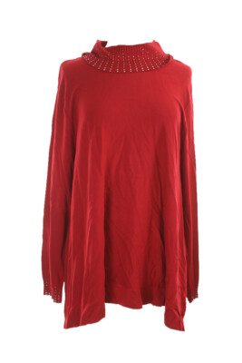 

Красная водолазка с украшением Alfani, Red