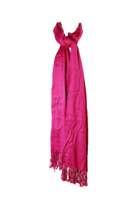 Inc International Concepts Deep Pink Satin Pashmina Wrap OS