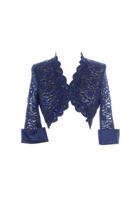 

RM Richards Новая темно-синяя кружевная куртка с рукавами 3/4  139 $, Navy