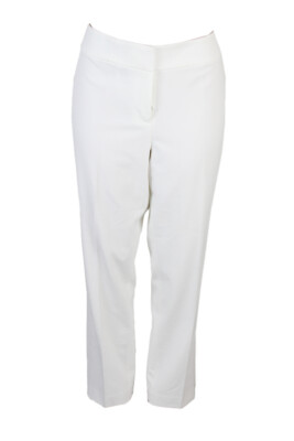 

Узкие брюки до щиколотки Nine West Ivory Contour Waistband, Цвет слоновой кости