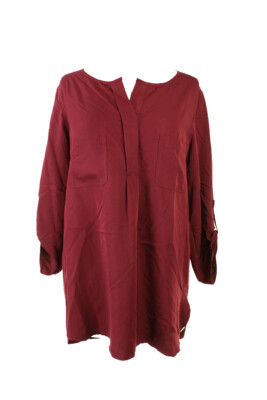 

Туника Studio M New Oxblood с отворотами на рукавах,  $ 78, Красный
