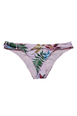 Розовые плавки бикини со сборками и принтом Bar Iii хиромантии XL