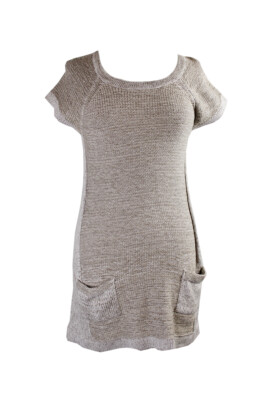 

Style - Co. Бежевый Свитер-Туника С Цветными Блоками Marled, Beige