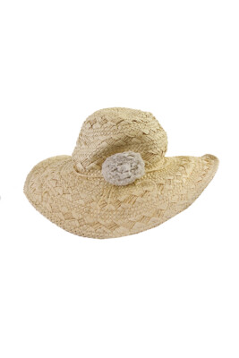 

Шляпа August Hat Beige Flower Floppy Hat, Бежевый