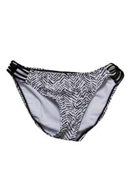

Низ бикини с ремешками и принтом Hula Honey Black White Wild Ways, Черный