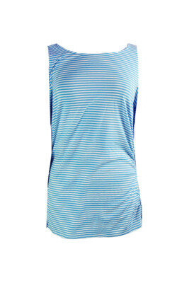 

Michael Michael Kors Бирюзовая майка без рукавов в полоску с боковой молнией  XS, Turquoise