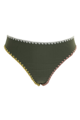 

Hula Honey Juniors Оливковые трусики-хипстеры с отстрочкой, размер, Olive