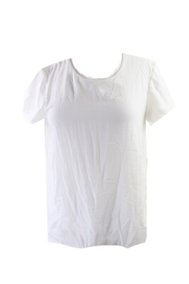 

Rachel Rachel Roy Новый белый многослойный топ Hi-Low с короткими рукавами  $69, White