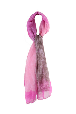 

Cijon Magenta Antique Lace Overlay Wrap, Пурпурный