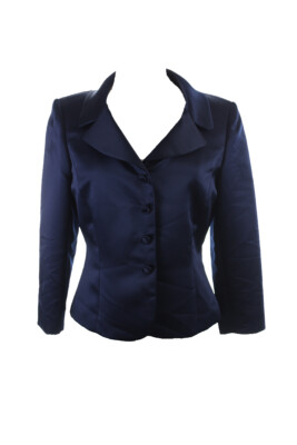 

Tahari Asl New Navy Куртка с воротником на 3 пуговицах  $ 199