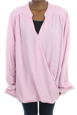 

Inc International Concepts New Frosted Petal Surplice Blouse  $79.5, Frostedpetal