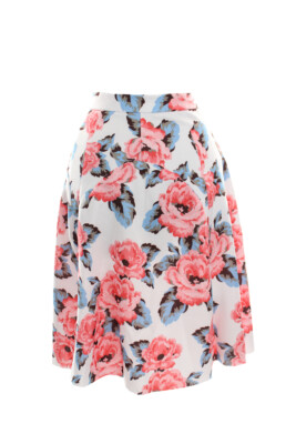 

Inc International Concepts Белая юбка больших размеров с цветочным принтом, Белый