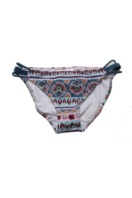 

Hula Honey Teal Multi Gypsy Twist Printed Strappy Hipster Низ бикини