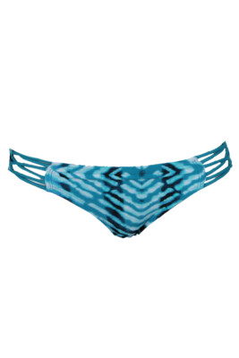 

Низ бикини Hula Honey Parisian Blue After Shock с принтом тай-дай и ремешками, Синий