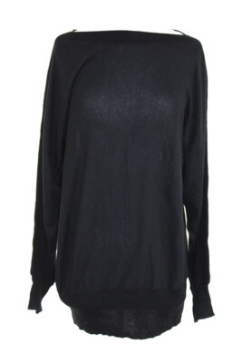 

Alfani New Черный свитер Dolman с ребристыми вставками  59,5 $