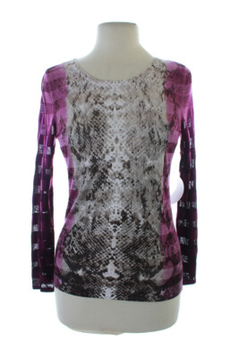 

Inc International Concepts Petite New Purple Illusion-Stripe Sweater  $ 69, Фиолетовый