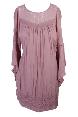 

Платье с кружевной вставкой American Rag Pale Mauve, Розовый