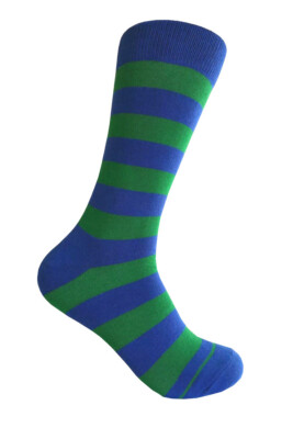 Men's Mid-calf Various Colors Multi-occasion Stripes Dress Socks
