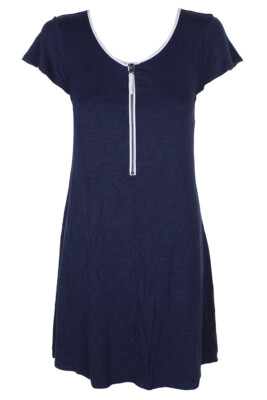 Классический темно-синий хлопковый комбо Kensie с поясом и открытыми плечами Xs S