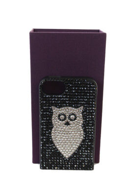 

Чехол для iPhone 5 Jimmy Crystal York Black Crystal Owl OSFA, Черный