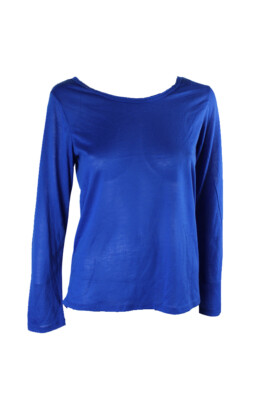 

Материал Girl Juniors Cobalt Long-Sleeve Scoop Back Tee