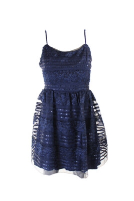 

Emerald Sundae Navy Lace Detailed